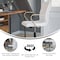 Flash Furniture White LeatherSoft Office Chair with Gold Arms GO-21111B-WH-GLD-GG - alternate 10